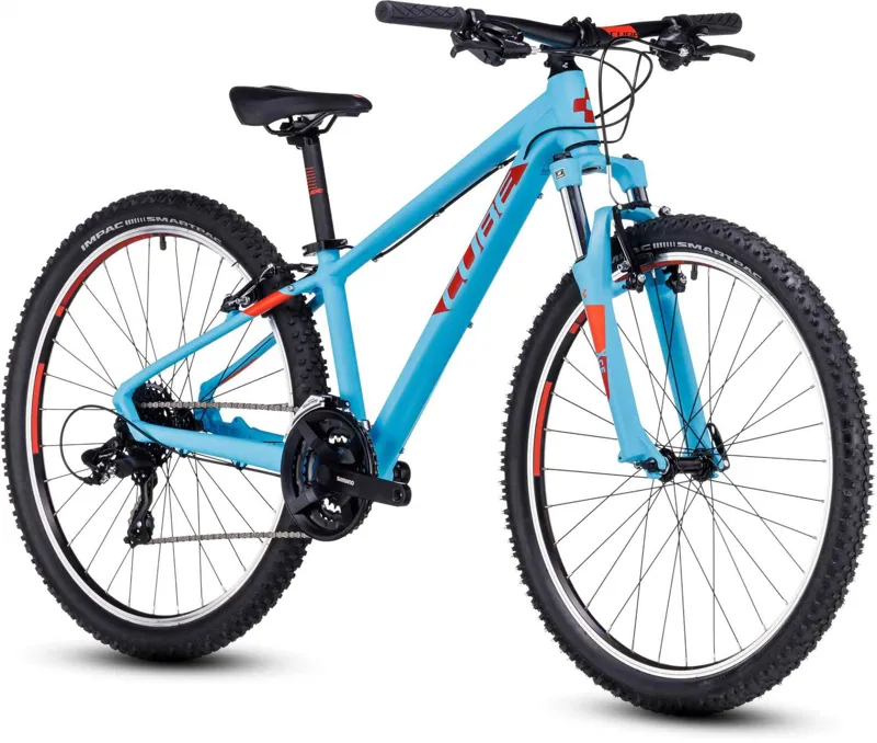 Cube Acid 260 Children's Mountain Bike in Blue/Red-2